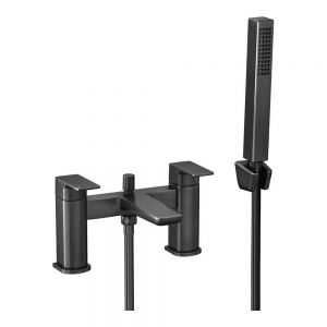 Hartland Swansea Gunmetal Bath Shower Mixer Tap