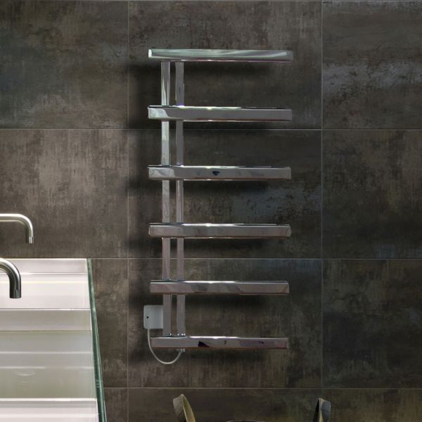 JIS Sussex Hickstead 1010mm x 500mm Designer Stainless Steel Towel Rail #2