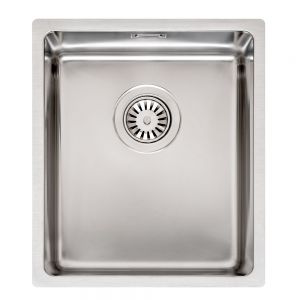 Reginox Houston Single Bowl Stainless Steel Kitchen Sink 380 x 440mm