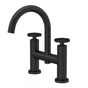 Hudson Reed Revolution Black Bath Filler Tap