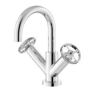 Hudson Reed Revolution Chrome Mono Basin Mixer Tap with Waste