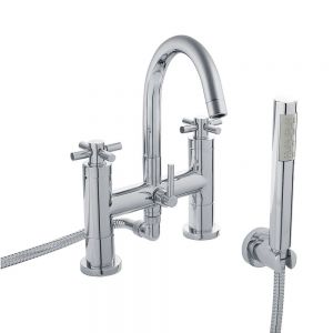 Hudson Reed Tec Crosshead Chrome Bath Shower Mixer Tap