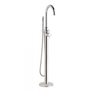 Hudson Reed Tec Lever Chrome Floor Standing Thermostatic Bath Shower Mixer Tap