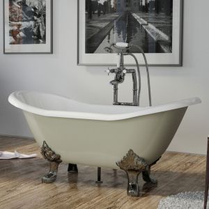 Hurlingham Byron Freestanding Cast Iron Bath 1560 x 765mm 0TH