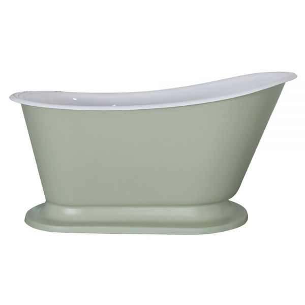 Hurlingham Cameo Freestanding Cast Iron Slipper Bath 1400 x 740mm #2