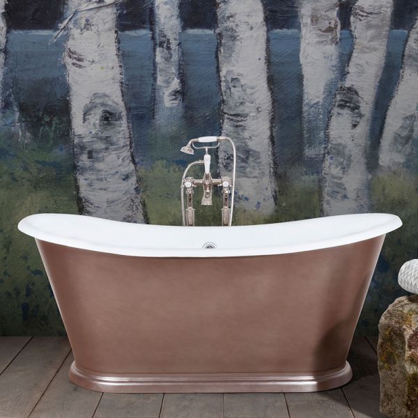 Hurlingham Caravel Bateau Freestanding Cast Iron Bath 1675 x 720mm #5