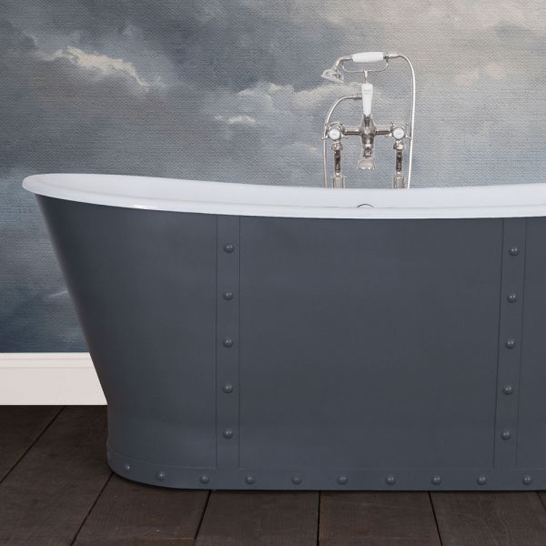Hurlingham Drayton Freestanding Cast Iron Bath 1700 x 675mm #3