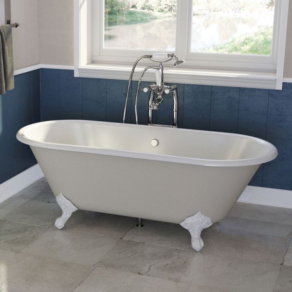 Hurlingham Dryden Freestanding Cast Iron Bath 1700 x 750mm 2TH