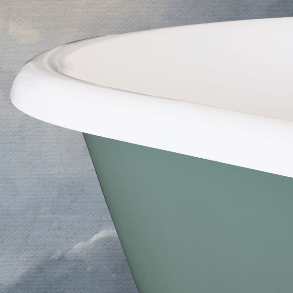 Hurlingham Dryden Freestanding Cast Iron Bath 1700 x 750mm 2TH #3