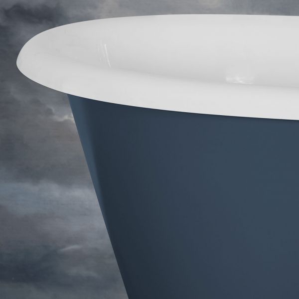 Hurlingham Dryden Small Freestanding Cast Iron Bath 1530 x 770mm #3
