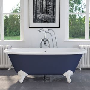 Hurlingham Dryden Small Freestanding Cast Iron Bath 1530 x 770mm