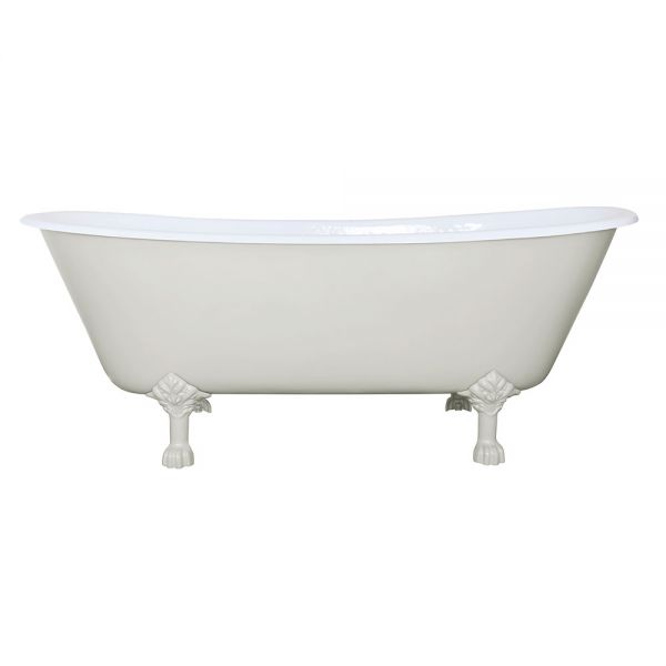 Hurlingham Prior Freestanding Cast Iron Bath 1720 x 680mm 2TH #6