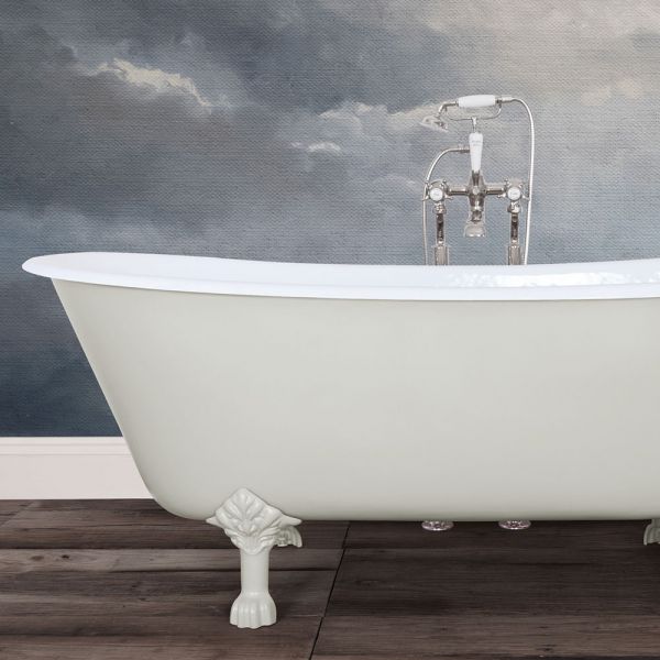 Hurlingham Prior Freestanding Cast Iron Bath 1720 x 680mm 2TH #3