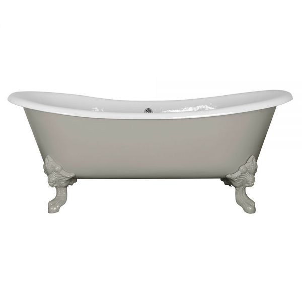 Hurlingham Tebb Freestanding Cast Iron Bath 1840 x 790mm #3
