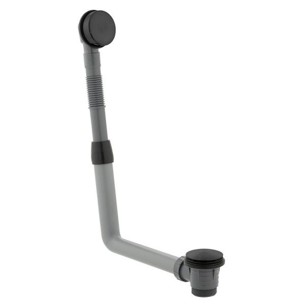 Vado Individual Brushed Black Click Clack Bath Waste