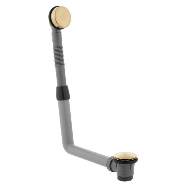 Vado Individual Brushed Gold Click Clack Bath Waste