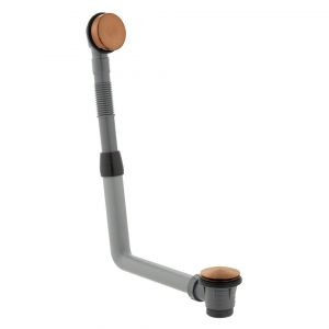 Vado Individual Brushed Bronze Click Clack Bath Waste