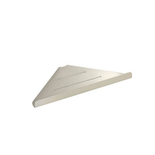 Vado Individual Brushed Nickel Corner Shelf