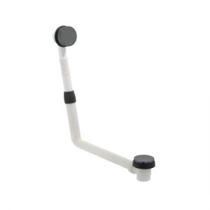 Vado Individual Brushed Black Clic Clac Bath Waste and Overflow