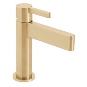 Vado Individual Edit Brushed Gold Mono Basin Mixer Tap