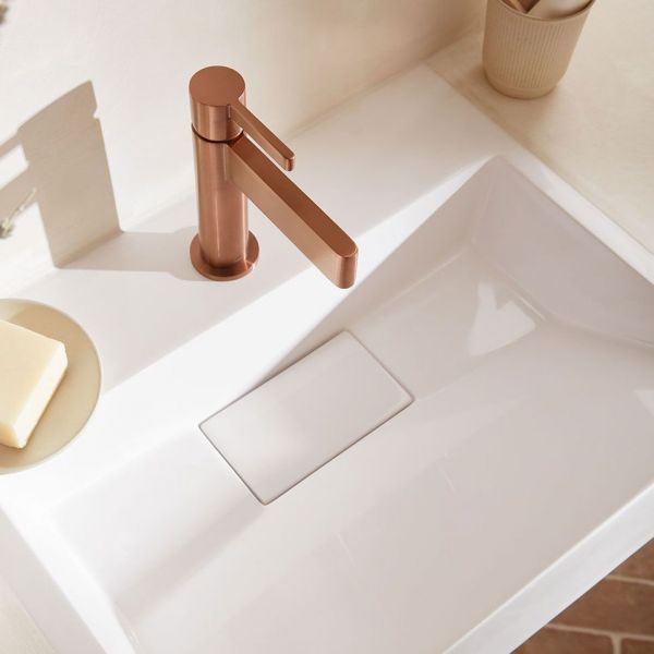 Vado Individual Edit Brushed Bronze Mono Basin Mixer Tap #2