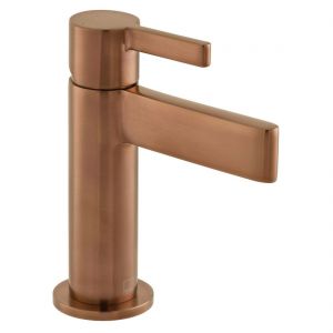 Vado Individual Edit Brushed Bronze Mini Mono Basin Mixer Tap