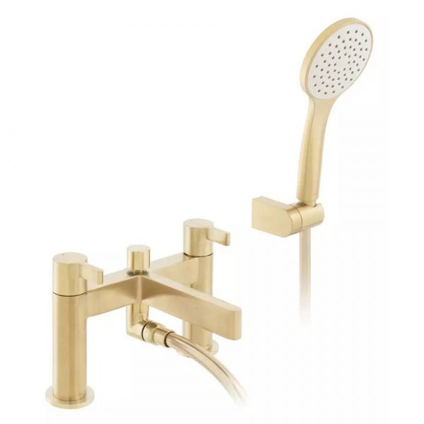 Vado Individual Edit Brushed Gold Bath Shower Mixer Tap