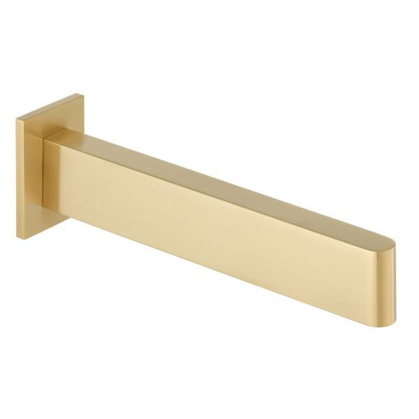 Vado Individual Edit Brushed Gold Wall Mounted Bath Spout
