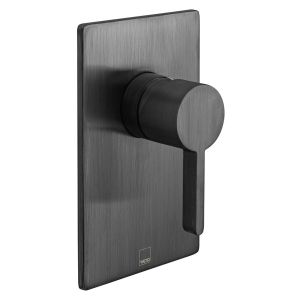 Vado Individual Edit Brushed Black One Outlet Manual Shower Valve