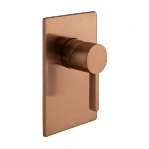 Vado Individual Edit Brushed Bronze One Outlet Manual Shower Valve