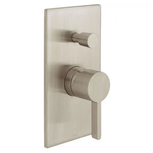 Vado Individual Edit Brushed Nickel Two Outlet Manual Shower Valve