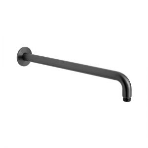 Vado Individual Brushed Black Round Wall Mounted Shower Arm