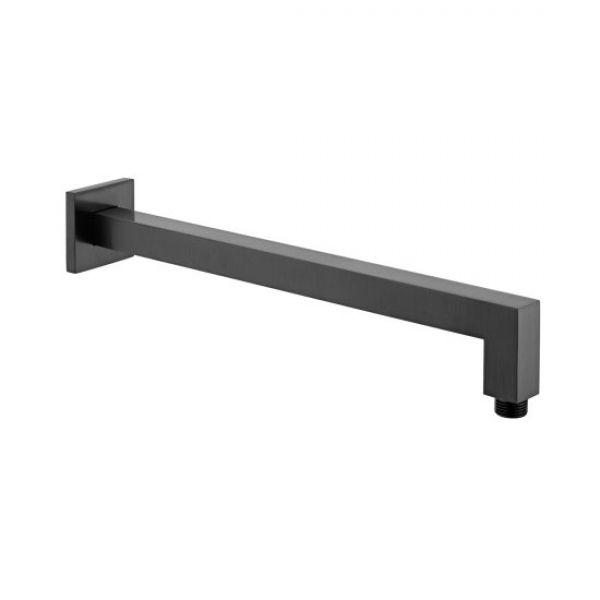Vado Individual Brushed Black Square Wall Mounted Shower Arm