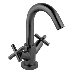 Vado Individual Elements Brushed Black Mono Basin Mixer Tap