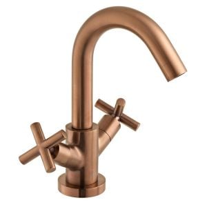 Vado Individual Elements Brushed Bronze Mono Basin Mixer Tap