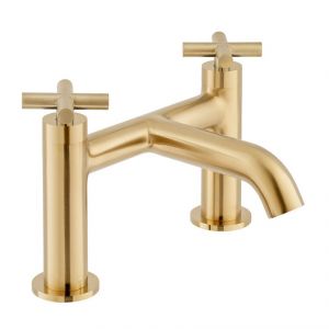Vado Individual Elements Brushed Gold Bath Filler Tap