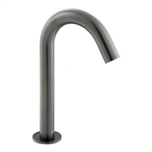 Vado Individual I Tech Brushed Black Infra Red Deck Mounted Basin Spout