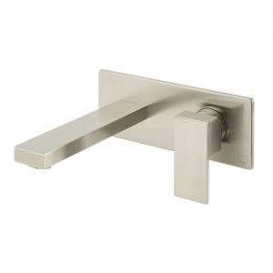 Vado Individual Notion Brushed Nickel Wall Mounted Basin Mixer Tap