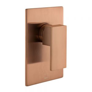 Vado Individual Notion Brushed Bronze One Outlet Manual Shower Valve