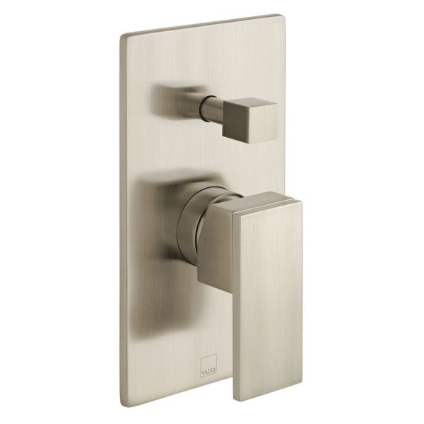 Vado Individual Notion Brushed Nickel Two Outlet Manual Shower Valve