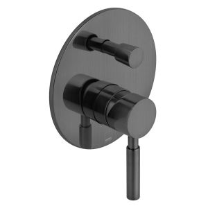 Vado Individual Origins Brushed Black Two Outlet Manual Shower Valve