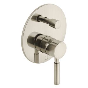 Vado Individual Origins Brushed Nickel Two Outlet Manual Shower Valve