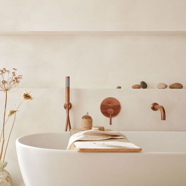 Vado Individual Origins Brushed Bronze Two Outlet Manual Shower Valve #3