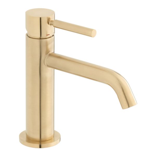 Vado Individual Origins Brushed Gold Mono Basin Mixer Tap