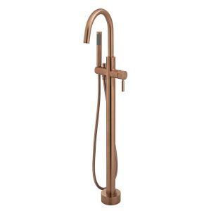 Vado Individual Origins Brushed Bronze Floor Mounted Bath Shower Mixer Tap