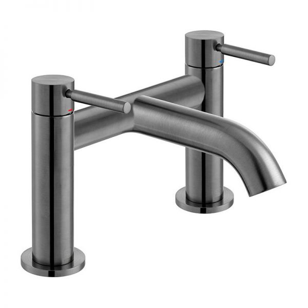 Vado Individual Origins Brushed Black Bath Filler Tap