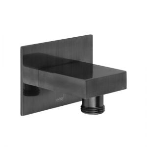 Vado Individual Brushed Black Square Wall Outlet