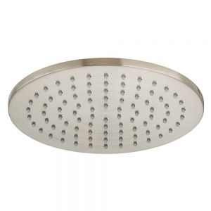Vado Individual Brushed Nickel Round Shower Head 200mm