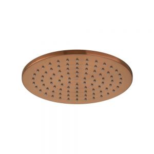 Vado Individual Brushed Bronze Round Shower Head 200mm