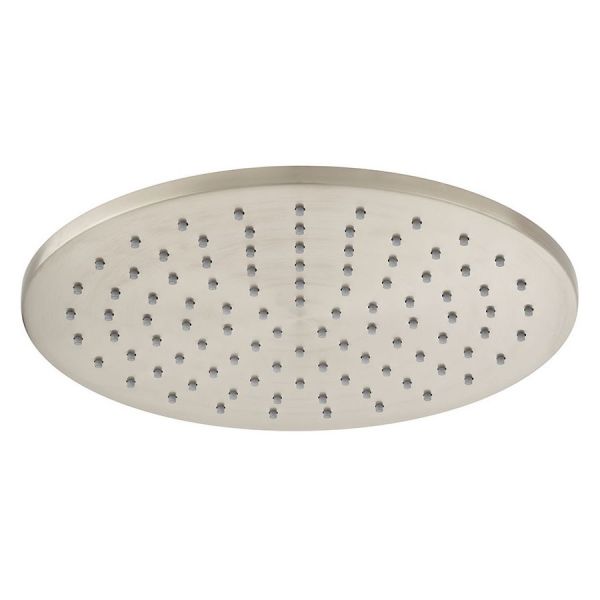 Vado Individual Brushed Nickel Round Shower Head 250mm